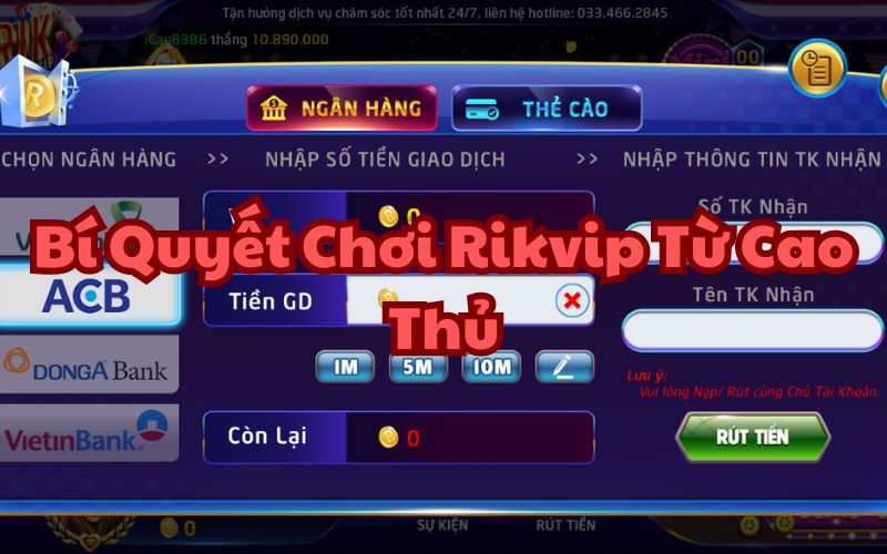 Bí quyết chơi Rikvip