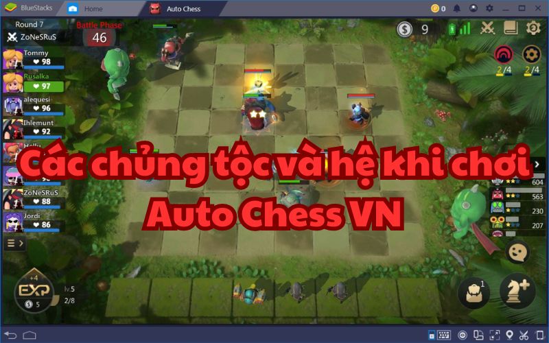 Các chủng tộc và hệ trong Auto Chess