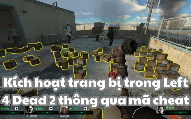 Mã cheat kích hoạt trang bị trong Left 4 dead 2