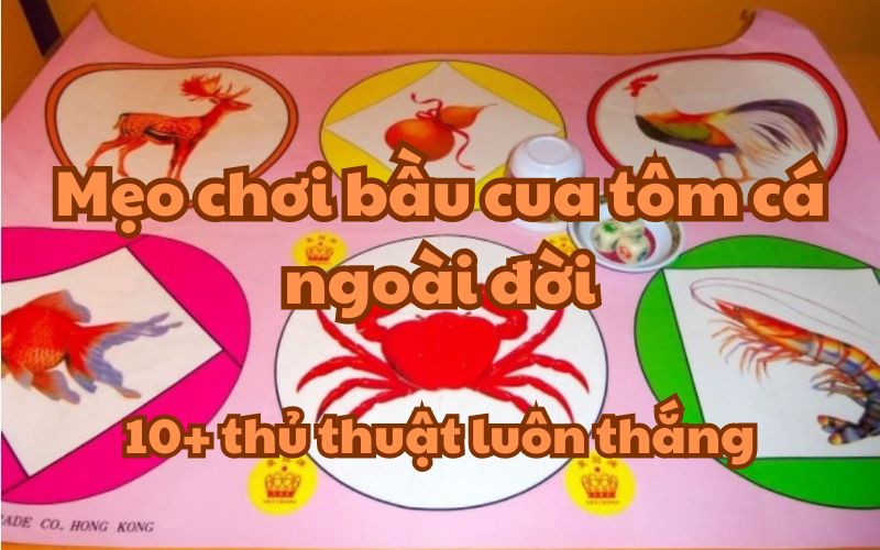 Mẹo chơi bầu cua tôm cá ngoài đời: 10+ thủ thuật luôn thắng