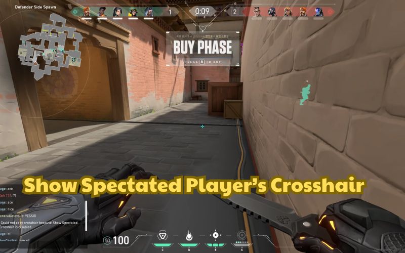 Show Spectated Player’s Crosshair Valorant