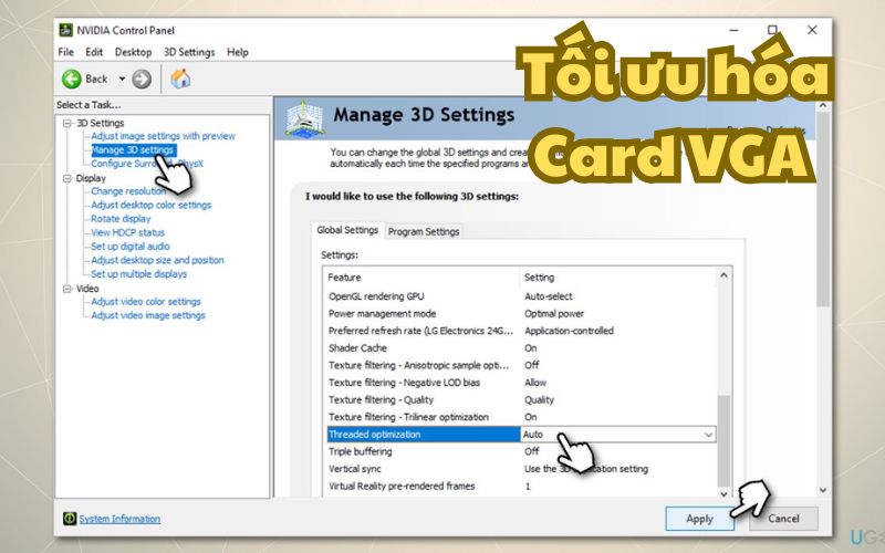 Tối ưu VGA để tăng Fps Audition