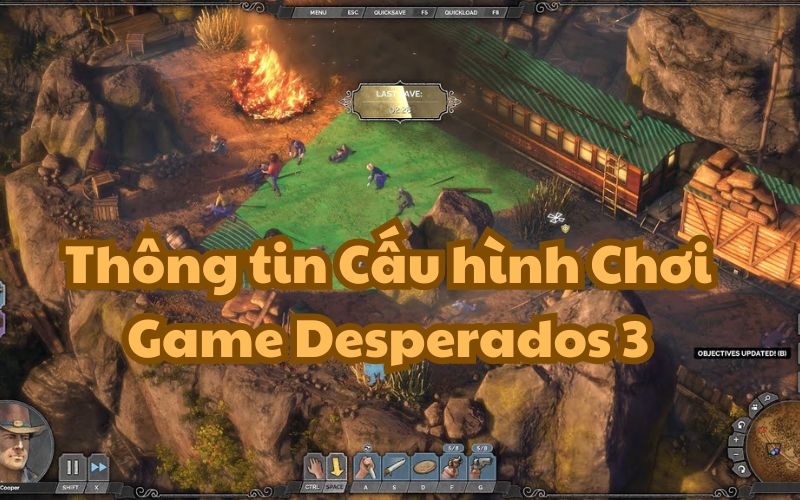 Để trải nghiệm trò chơi hành động chiến lược Desperados 3, người chơi không cần một hệ thống siêu mạnh