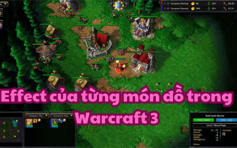 Để hiểu rõ hơn về cách lên đồ Warcraft 3, người chơi cần nắm rõ công dụng của từng món đồ trong game