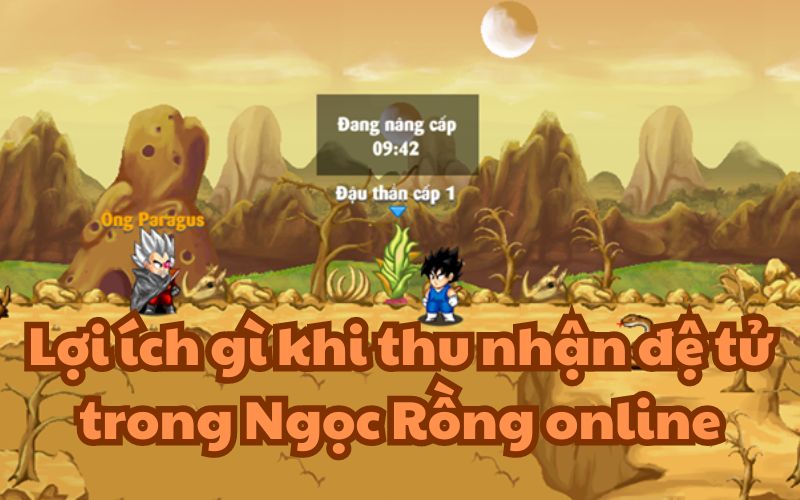 Trong game, bạn sẽ có đệ tử theo sát và hỗ trợ bạn trong các nhiệm vụ